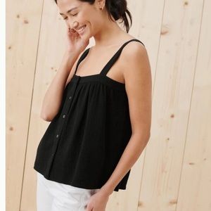 Jenni Kayne | Cypress Black Cotton Top